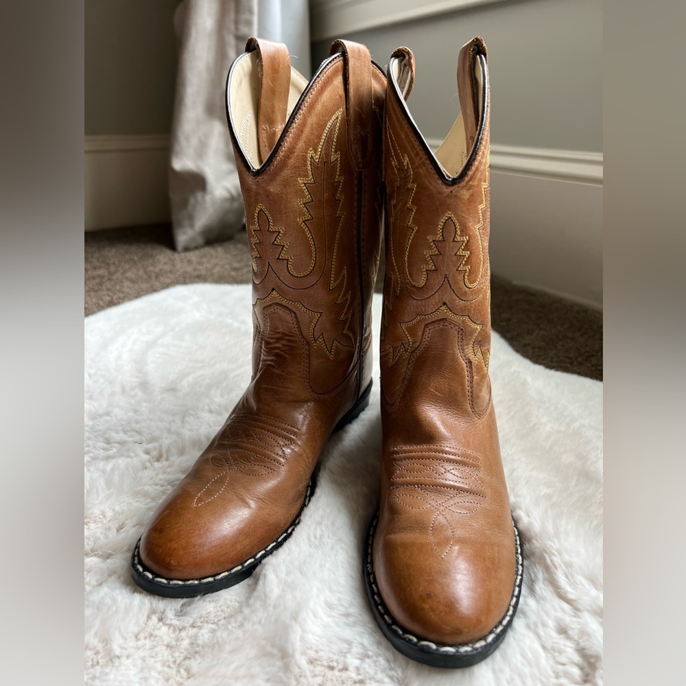 Old West Cowboy Boots Girls Size 1